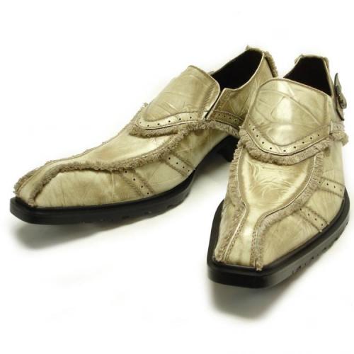 Encore By Fiesso Almond Genuine Leather Shoes FI6415